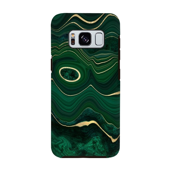 Galaxy S8 StrongFit malachite by haroulita