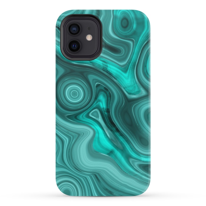iPhone 12 mini StrongFit turquoise  by haroulita
