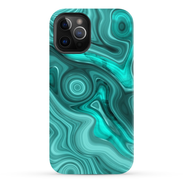 iPhone 12 Pro Max StrongFit turquoise  by haroulita