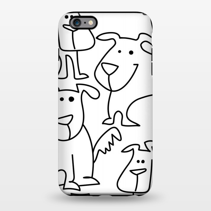 iPhone 6/6s plus StrongFit doodle dogs by haroulita