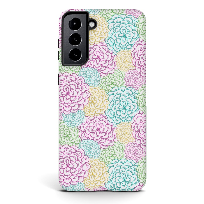 Galaxy S21 plus StrongFit Dahlia by TracyLucy Designs