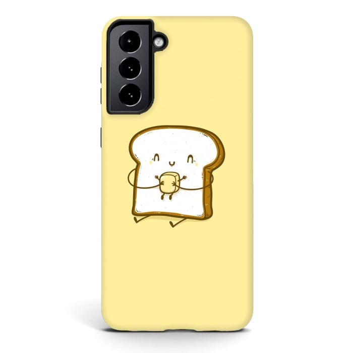 Galaxy S21 StrongFit Bread & Butter by Xylo Riescent