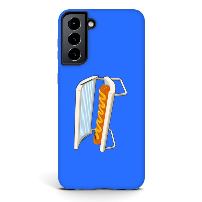 Galaxy S21 StrongFit Hotdog by Xylo Riescent