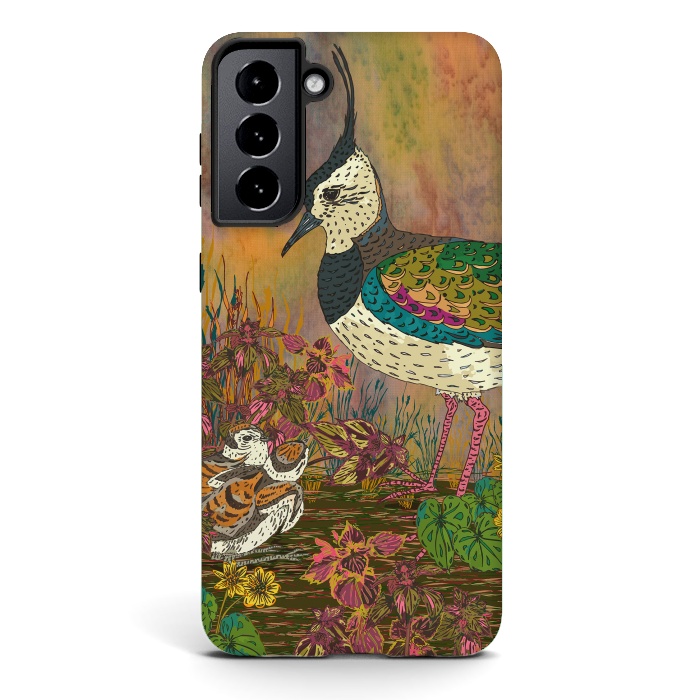 Galaxy S21 StrongFit Lapwing Revival by Lotti Brown