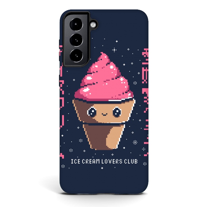 Galaxy S21 plus StrongFit Ice cream lovers club por Ilustrata