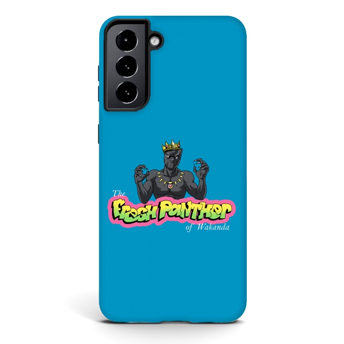 Galaxy S21 plus StrongFit The Fresh Panther of Wakanda by Vincent Patrick Trinidad