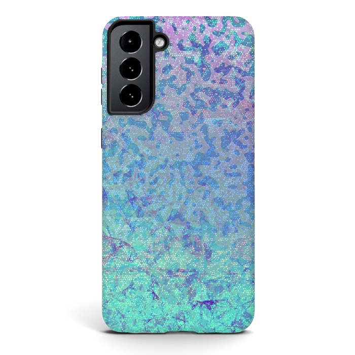 Galaxy S21 StrongFit Glitter Star Dust G282 by Medusa GraphicArt