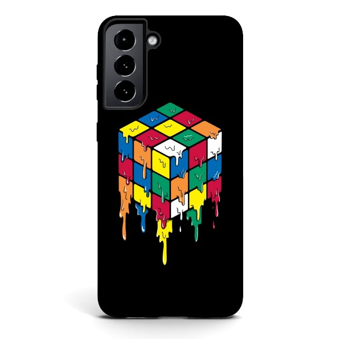 Galaxy S21 StrongFit Rubiks Cube by Coffee Man