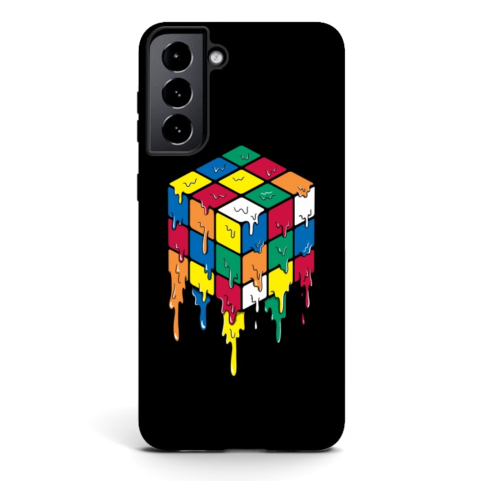 Galaxy S21 plus StrongFit Rubiks Cube by Coffee Man