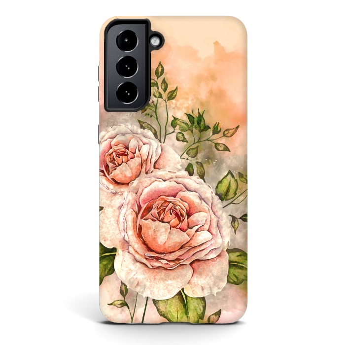 Galaxy S21 StrongFit Behind The Rose by Creativeaxle