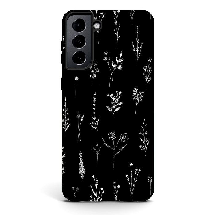 Galaxy S21 StrongFit Wildflowers Pattern by Anis Illustration