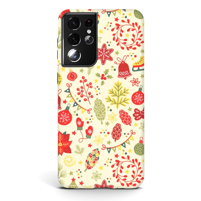 Galaxy S21 ultra StrongFit Beautiful bells for christmas by ArtsCase
