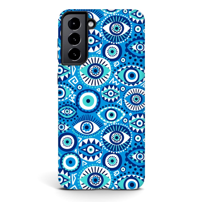 Galaxy S21 StrongFit Evil eye by Laura Grant