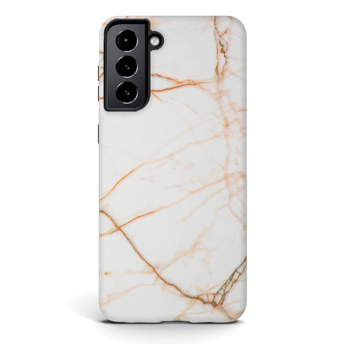 Galaxy S21 StrongFit Gold marble by Winston