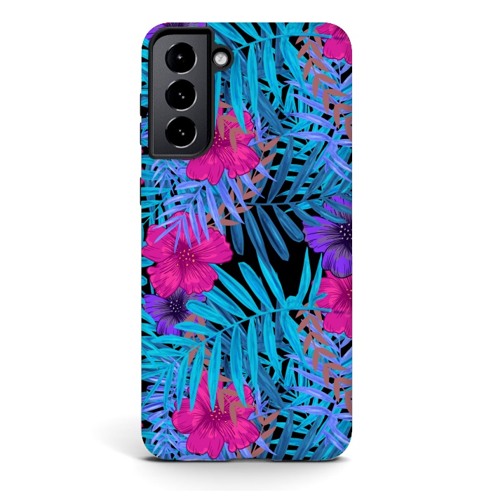 Galaxy S21 StrongFit Hibiscus by Winston