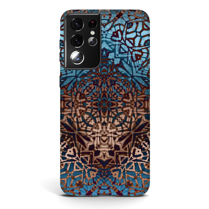 Galaxy S21 ultra StrongFit Ethnic Tribal Pattern G329 by Medusa GraphicArt