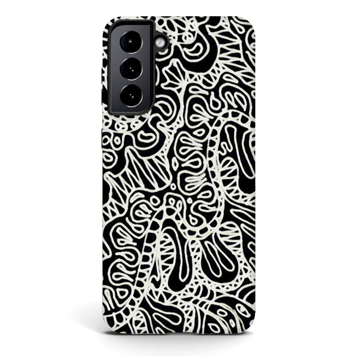 Galaxy S21 StrongFit Doodle Ethnic Style G361 by Medusa GraphicArt