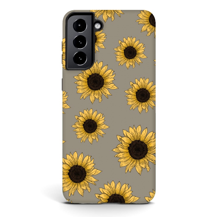 Galaxy S21 StrongFit Sunflowers by Jms