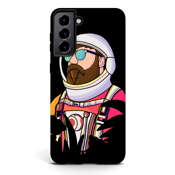Galaxy S21 StrongFit The astronaut dude by Steve Wade (Swade)