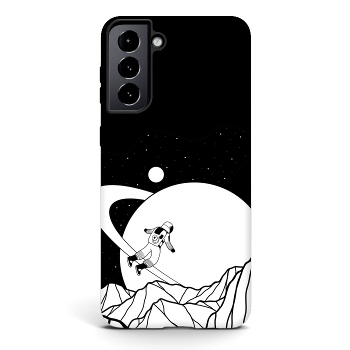 Galaxy S21 plus StrongFit Space walk (black and white) by Steve Wade (Swade)