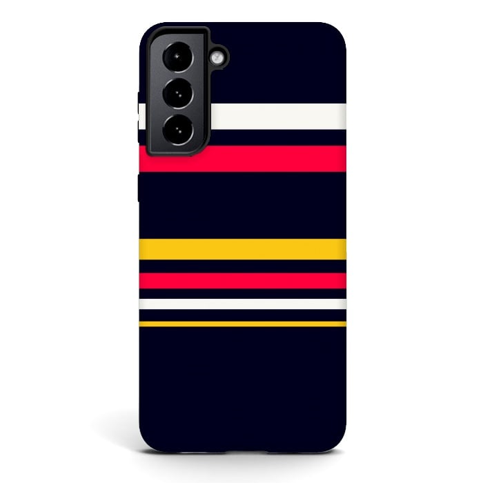 Galaxy S21 StrongFit Flat Colorful Stripes by TMSarts