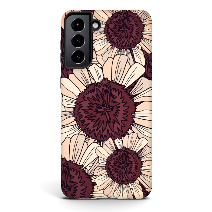 Galaxy S21 StrongFit Autumn flowers by Steve Wade (Swade)