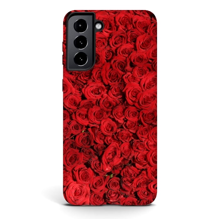 Galaxy S21 StrongFit Red Roses by Winston