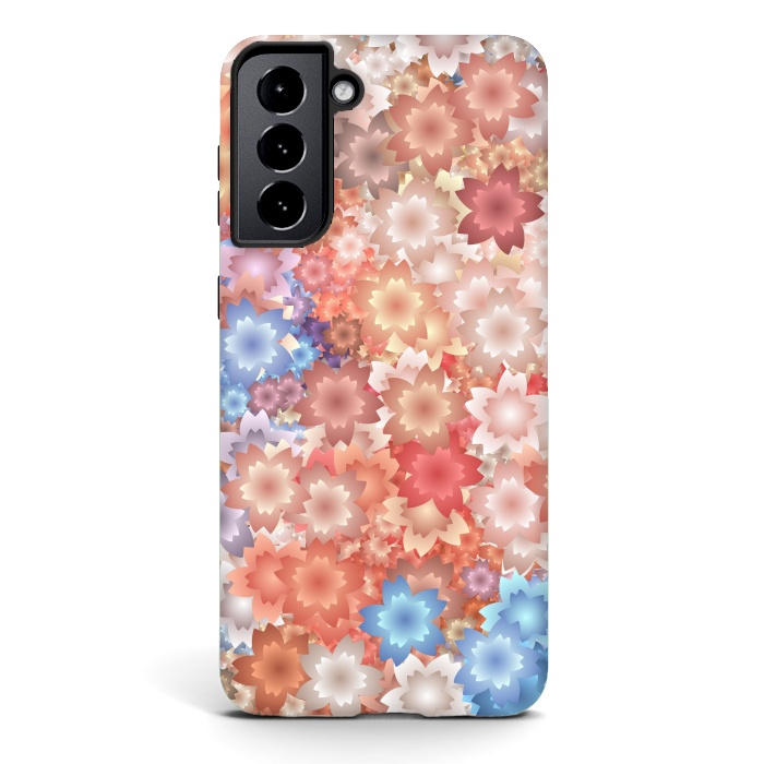 Galaxy S21 plus StrongFit Flowers flames by Winston