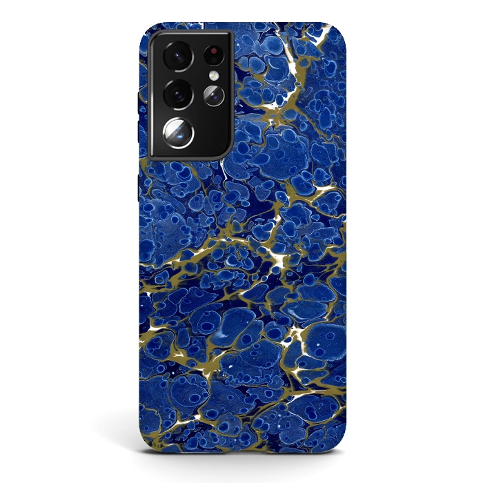 Galaxy S21 ultra StrongFit Marble III by ArtsCase