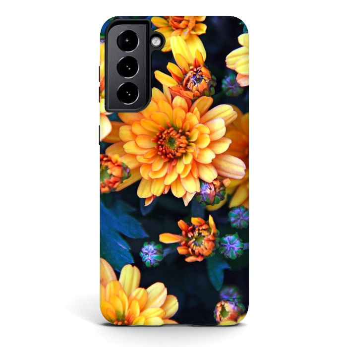 Galaxy S21 StrongFit Chrysanthemums by Winston