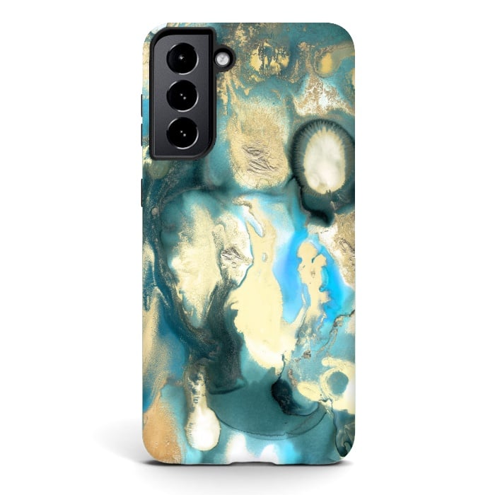 Galaxy S21 StrongFit Golden Reef by Tangerine-Tane