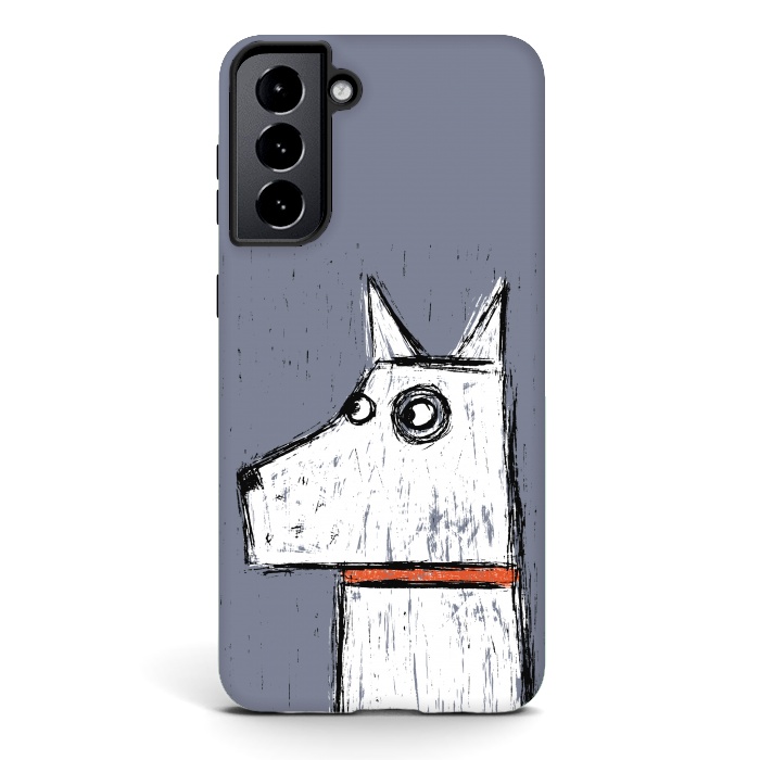 Galaxy S21 StrongFit Arthur Dog by Nic Squirrell