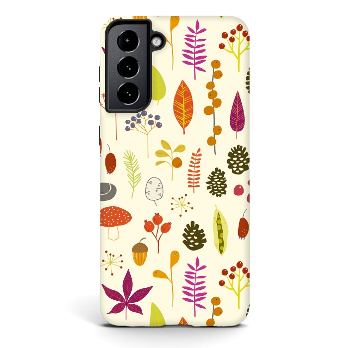 Galaxy S21 plus StrongFit Autumn Nature Bits by Nic Squirrell
