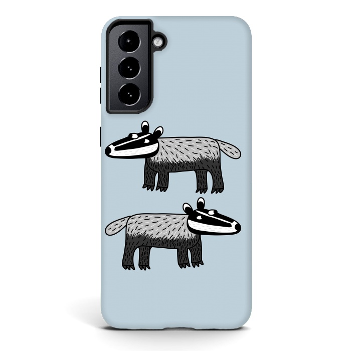 Galaxy S21 plus StrongFit Badgers by Nic Squirrell