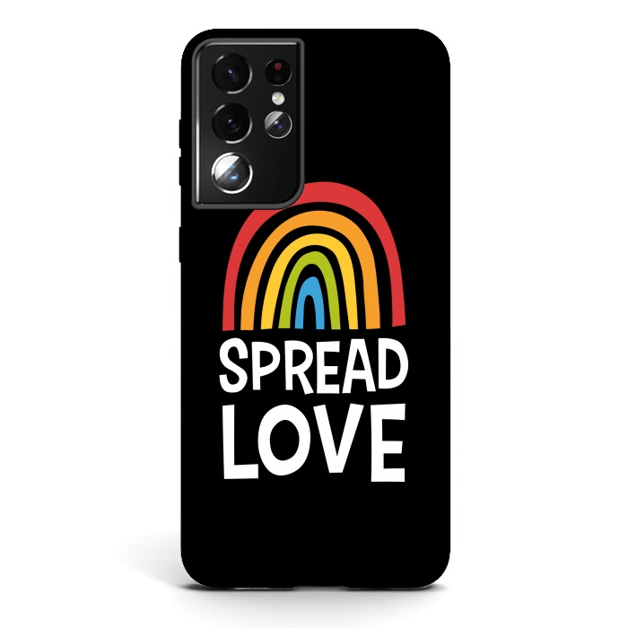 Galaxy S21 ultra StrongFit Spread Love by Majoih