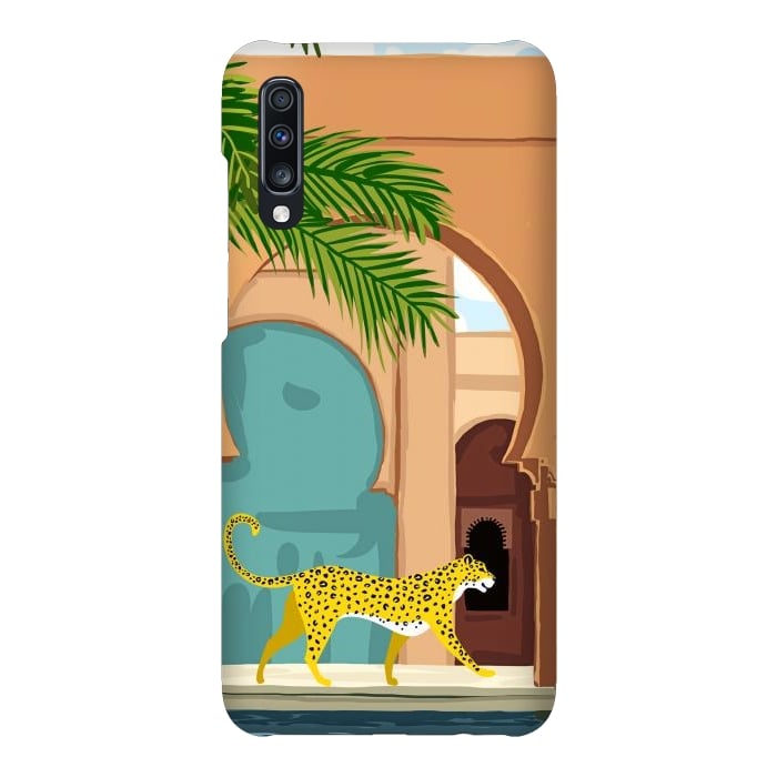 Galaxy A70 SlimFit Cheetah Under The Moroccan Arch by Uma Prabhakar Gokhale