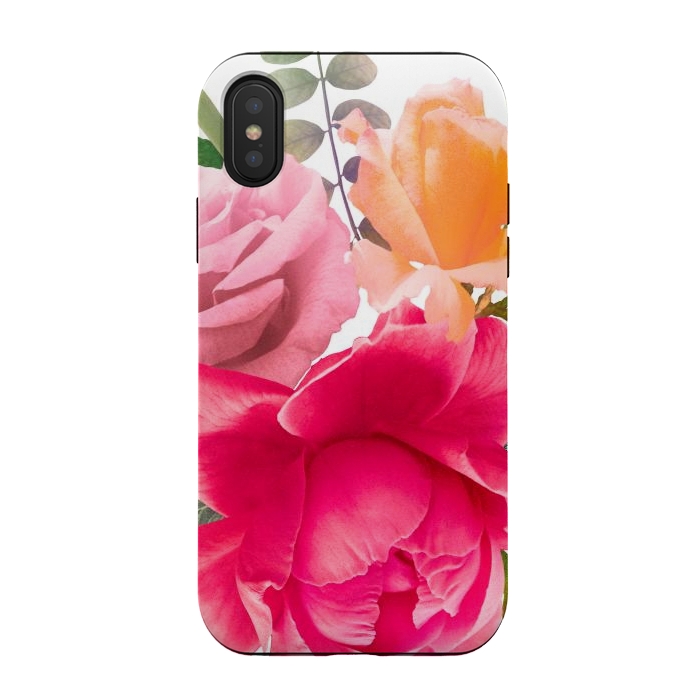iPhone Xs / X StrongFit blossom flowers by haroulita