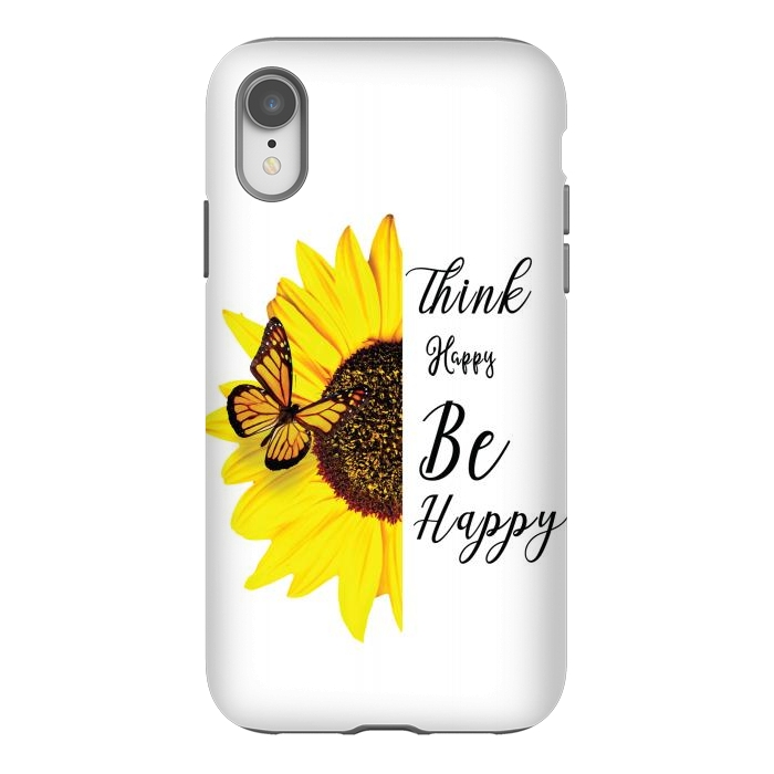 iPhone Xr StrongFit sunflower butterfly by haroulita