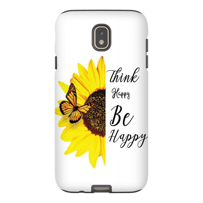 Galaxy J7 StrongFit sunflower butterfly by haroulita
