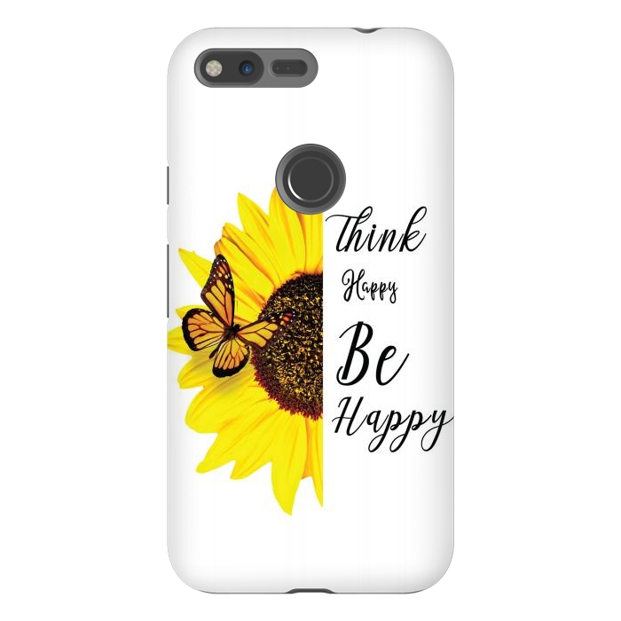 Pixel XL StrongFit sunflower butterfly by haroulita
