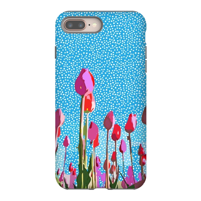 iPhone 7 plus StrongFit Tiptoe through the tulips with me by Uma Prabhakar Gokhale