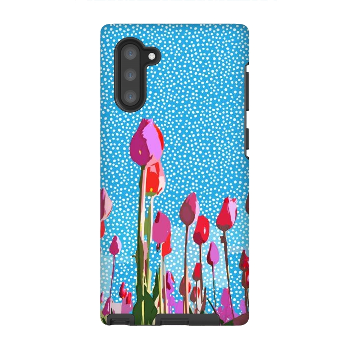 Galaxy Note 10 StrongFit Tiptoe through the tulips with me by Uma Prabhakar Gokhale