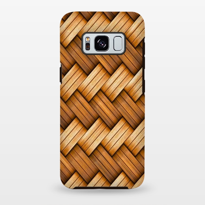 Galaxy S8 plus StrongFit brown texture art by haroulita