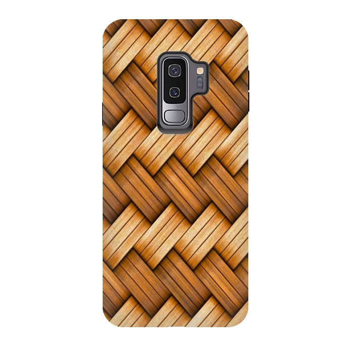 Galaxy S9 plus StrongFit brown texture art by haroulita