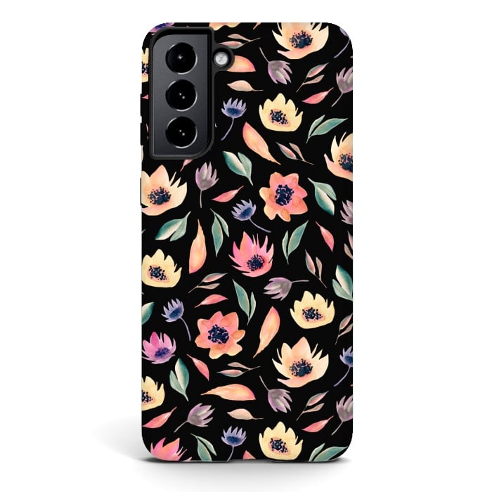 Galaxy S21 StrongFit Floral pattern by Julia Badeeva