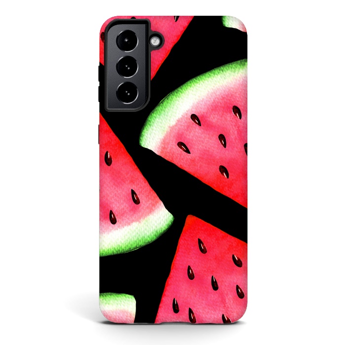 Galaxy S21 StrongFit Watermelon by Julia Badeeva
