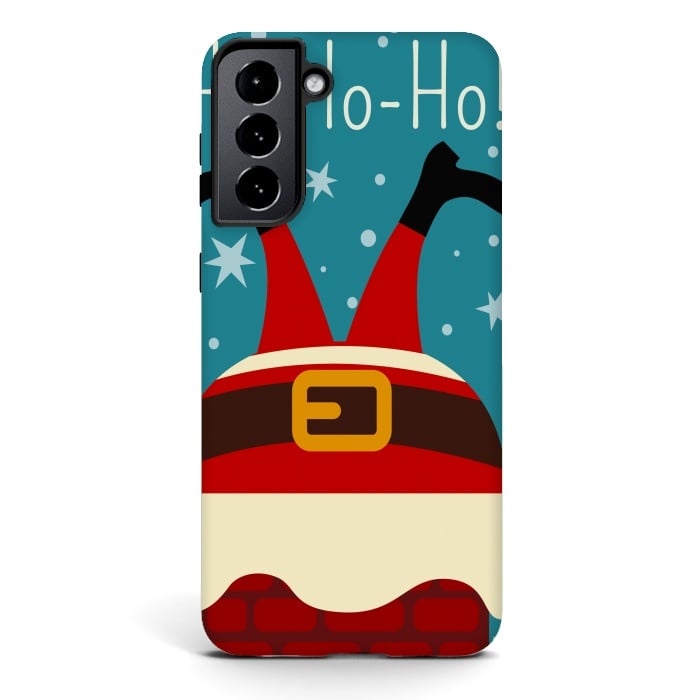 Galaxy S21 StrongFit cute funny santa by haroulita