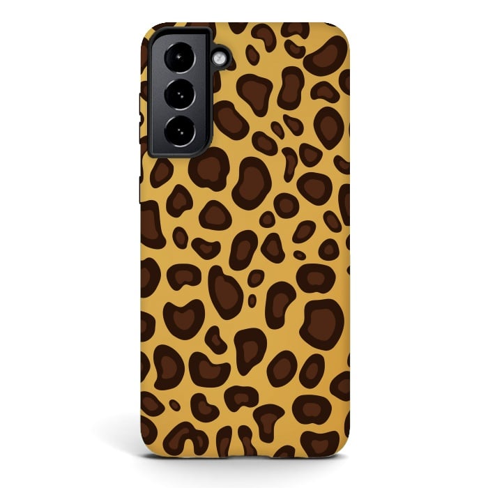 Galaxy S21 StrongFit animal print leopard by haroulita