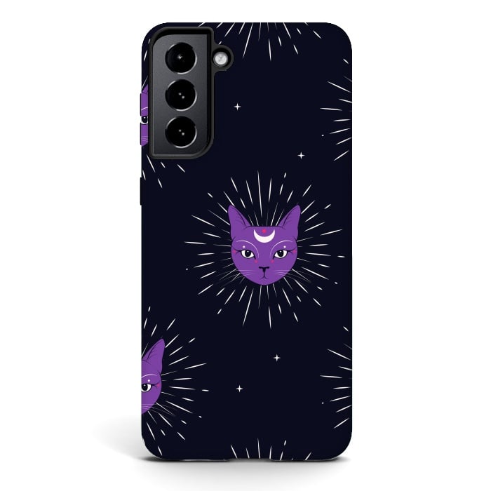Galaxy S21 StrongFit magic cats by haroulita