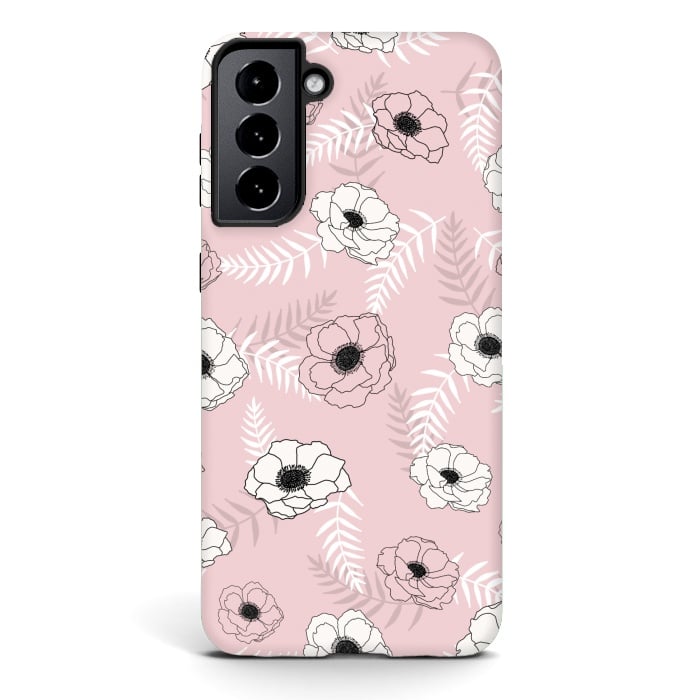 Galaxy S21 StrongFit Anemone by Jms